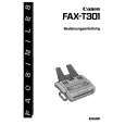 CANON FAX-T301 Manual de Usuario