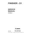 CANON D1 FINISHER Manual de Servicio