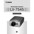 CANON LV-7545 Manual de Usuario