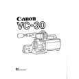 CANON VC30 Manual de Usuario
