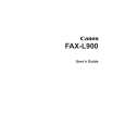 CANON FAXL900 Manual de Usuario